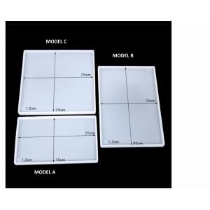 Square Silicone Coaster Mold Nr8 Square Silicone Coaster Mold Nr8