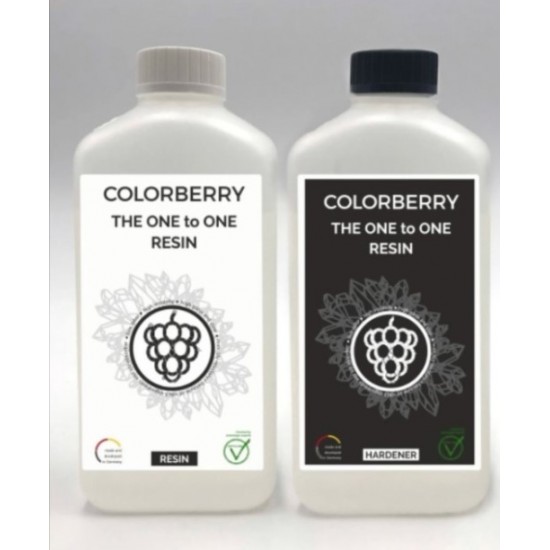 COLORBERRY THE ONE TO ONE RESIN (4000ml) - Rasina Epoxidica 2+2 COLORBERRY THE ONE TO ONE RESIN (4000ml) - Rasina Epoxidica 2+2
